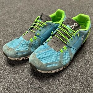 On Cloud ULTRA RARE Blue and Green Athletic Shoes OG